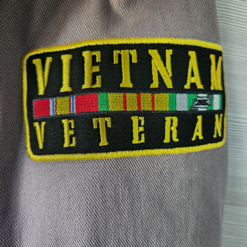 Vietnam Veteran Vintage Brigade Jacket Size 2XL Bomber Military Recon Patch Coat - Picture 6 of 16